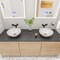 Alfi Brand ALFI brand ABC909 White 17" Decorative Round Vessel Above Mount Ceramic Sink ABC909 - alternate 9